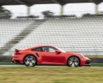2021 Porsche 911 Turbo (Color: Lava Orange) Side Wallpapers 150x120