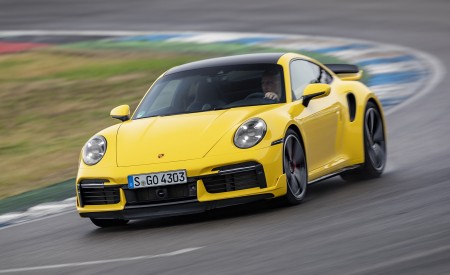2021 Porsche 911 Turbo (Color: Racing Yellow) Front Wallpapers 450x275 (1)