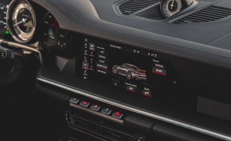2021 Porsche 911 Turbo (Color: Racing Yellow; US-Spec) Central Console Wallpapers  450x275 (212)