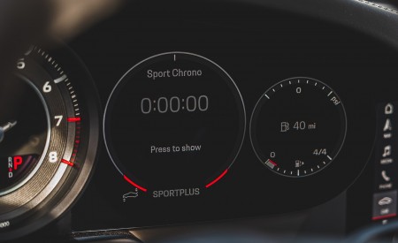 2021 Porsche 911 Turbo (Color: Racing Yellow; US-Spec) Digital Instrument Cluster Wallpapers 450x275 (203)