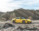 2021 Porsche 911 Turbo (Color: Racing Yellow; US-Spec) Front Three-Quarter Wallpapers 150x120