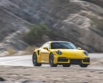 2021 Porsche 911 Turbo (Color: Racing Yellow; US-Spec) Front Three-Quarter Wallpapers  150x120
