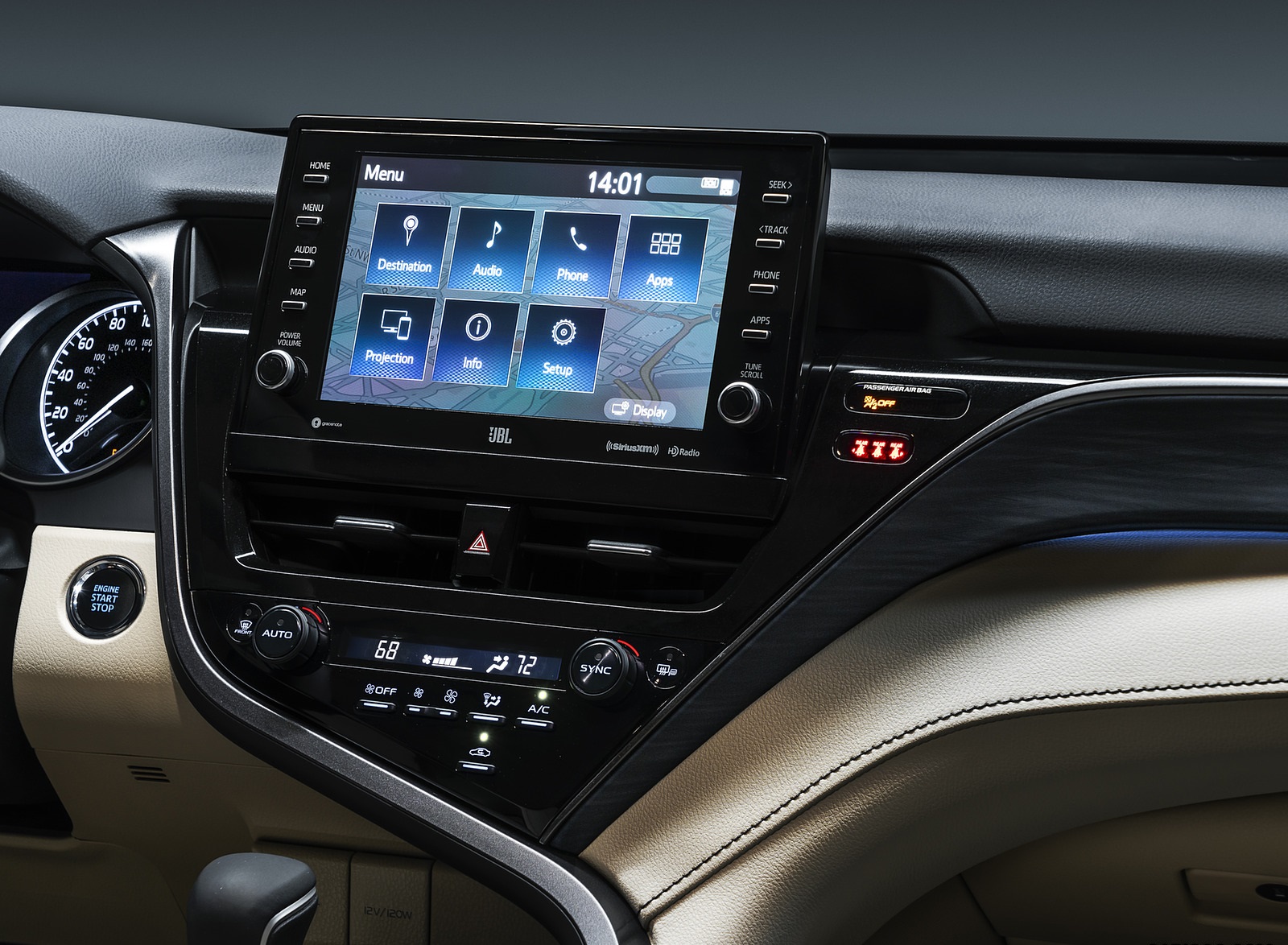 2021 Toyota Camry XLE Central Console Wallpapers (11)