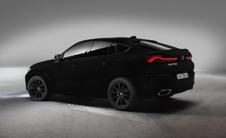 2020 BMW X6 Vantablack Rear Three-Quarter Wallpapers 450x275 (3)