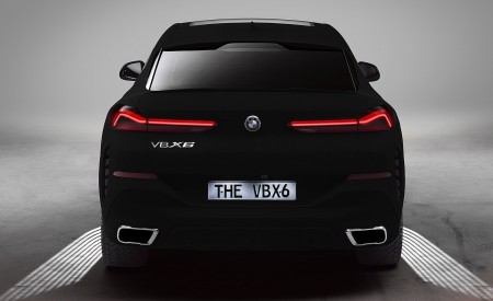 2020 BMW X6 Vantablack Rear Wallpapers 450x275 (4)