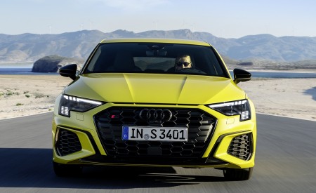 2021 Audi S3 Sportback (Color: Python Yellow) Front Wallpapers 450x275 (4)