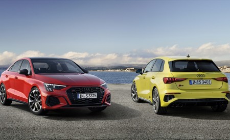2021 Audi S3 Sportback (Color: Python Yellow) and 2021 Audi S3 Sedan Wallpapers 450x275 (10)