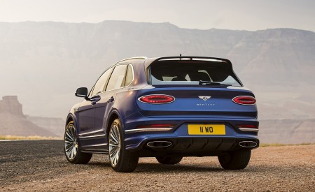 2021 Bentley Bentayga Speed Rear Three-Quarter Wallpapers 450x275 (8)