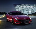 2021 Hyundai Elantra N Line Front Three-Quarter Wallpapers 150x120