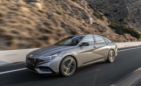 2021 Hyundai Elantra N Line Front Three-Quarter Wallpapers 450x275 (2)