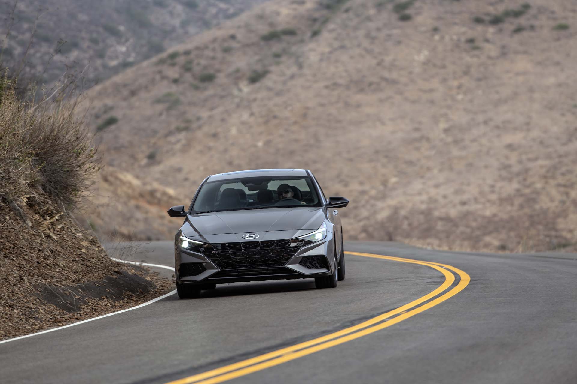 2021 Hyundai Elantra N Line Front Wallpapers (4)