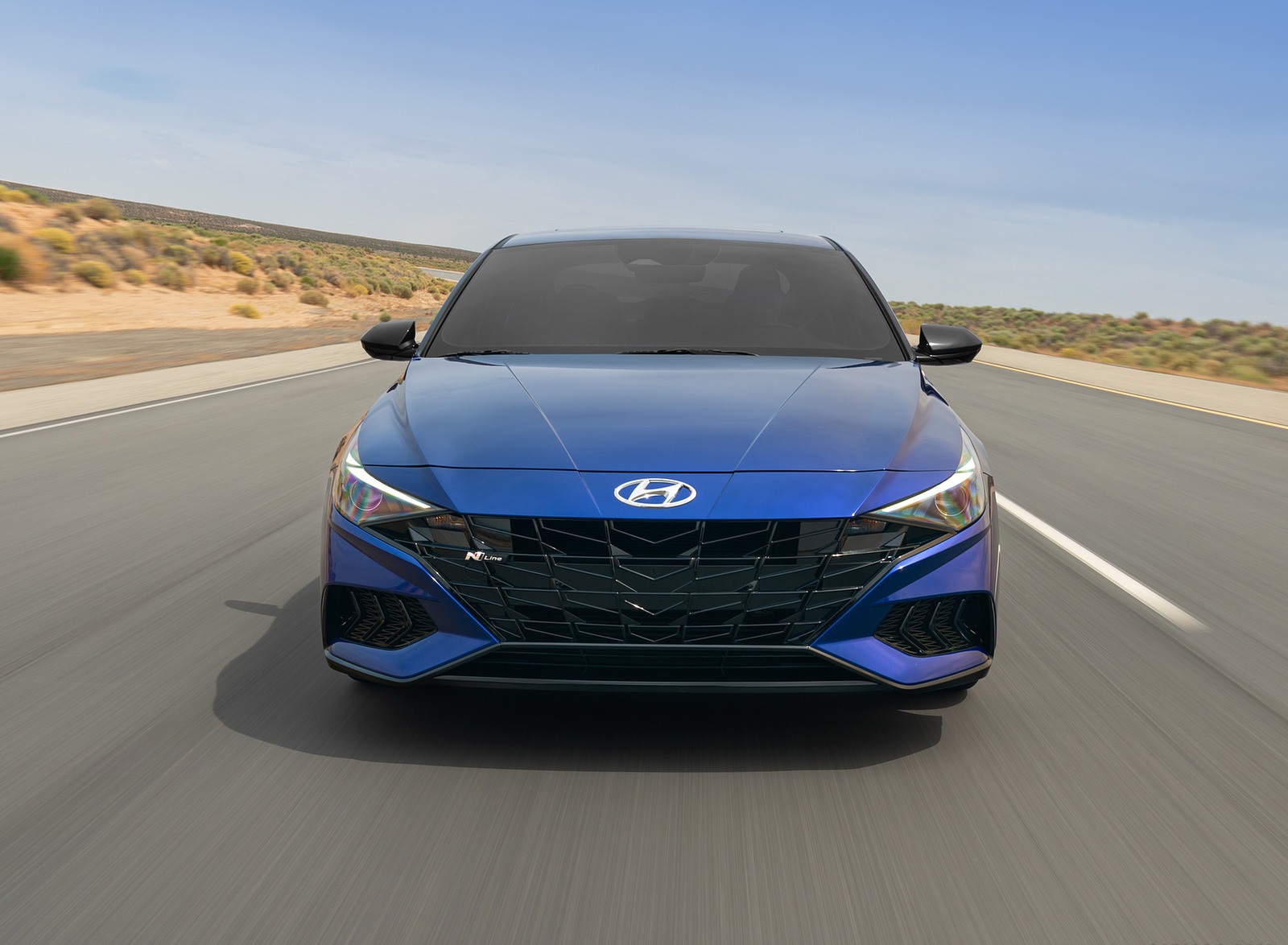 2021 Hyundai Elantra N Line Front Wallpapers (3)