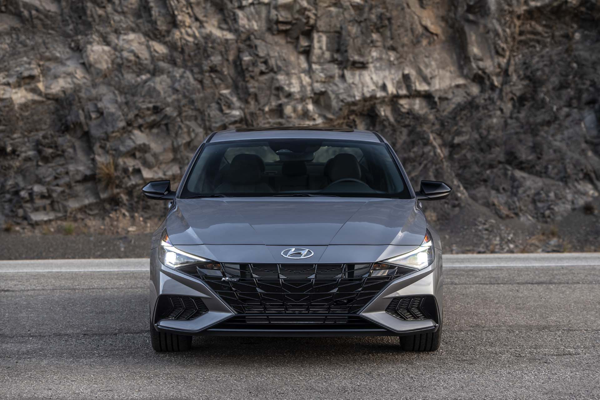 2021 Hyundai Elantra N Line Front Wallpapers (10)