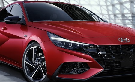 2021 Hyundai Elantra N Line Grill Wallpapers 450x275 (130)
