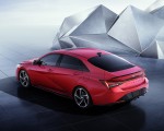 2021 Hyundai Elantra N Line Rear Three-Quarter Wallpapers 150x120