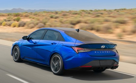 2021 Hyundai Elantra N Line Rear Three-Quarter Wallpapers 450x275 (54)