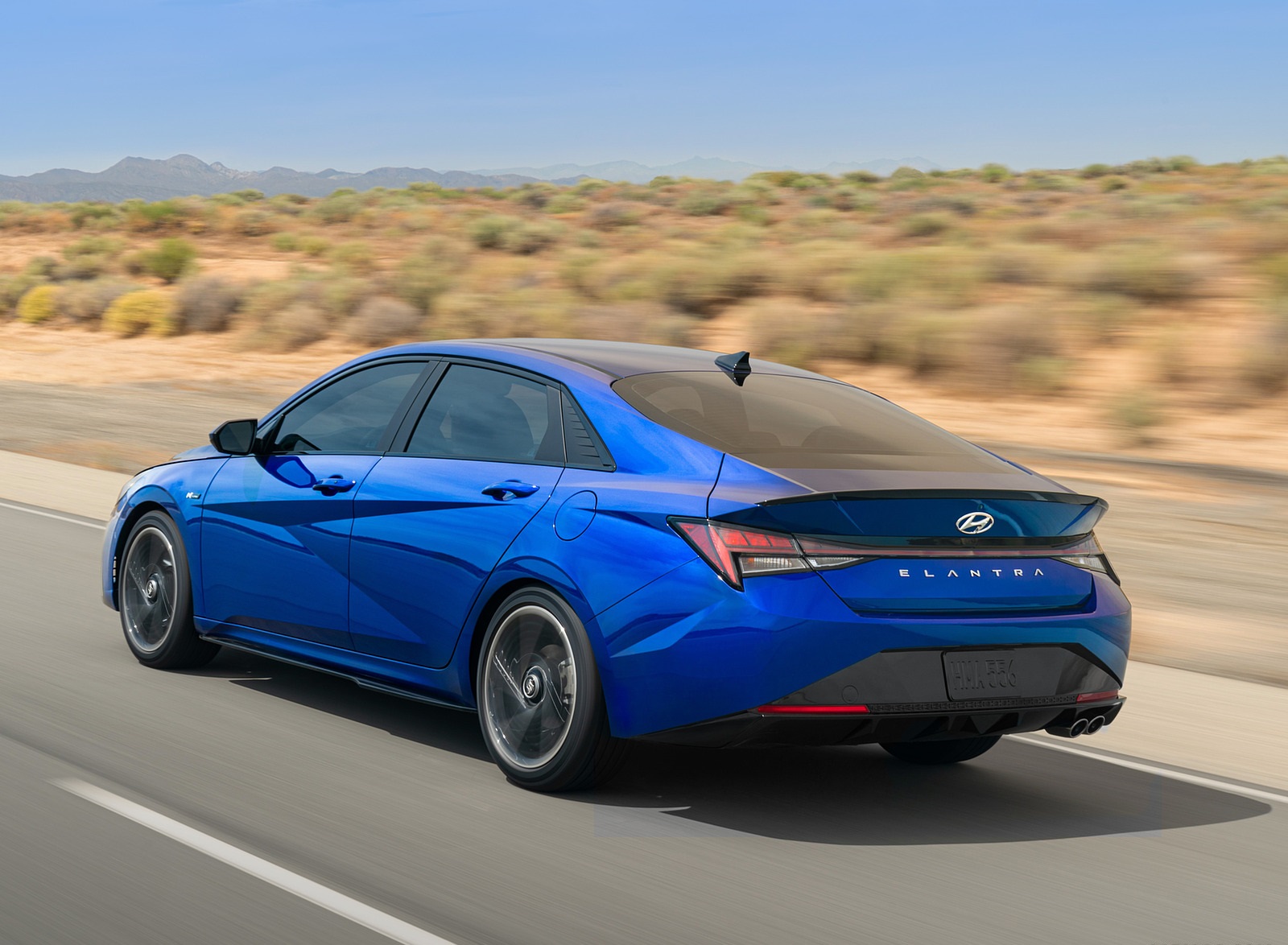 2021 Hyundai Elantra N Line Rear Three-Quarter Wallpapers (8)