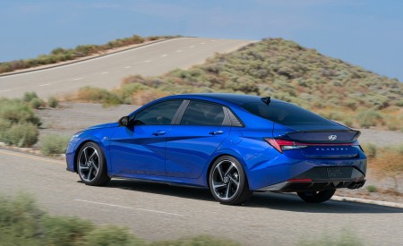 2021 Hyundai Elantra N Line Rear Three-Quarter Wallpapers 450x275 (63)
