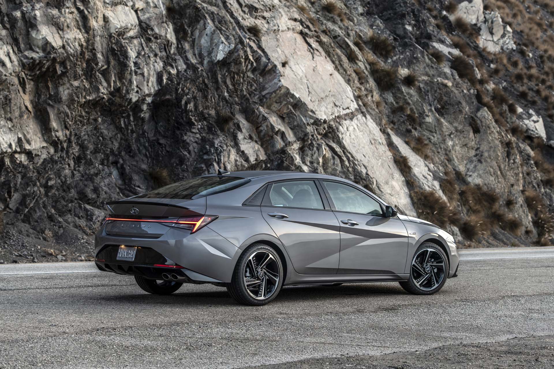 2021 Hyundai Elantra N Line Rear Three-Quarter Wallpapers (11)