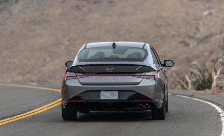 2021 Hyundai Elantra N Line Rear Wallpapers 450x275 (6)