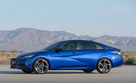 2021 Hyundai Elantra N Line Side Wallpapers 450x275 (73)