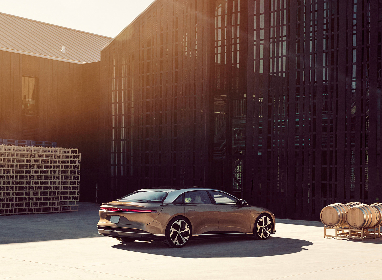 2021 Lucid Air Rear Three-Quarter Wallpapers (4)