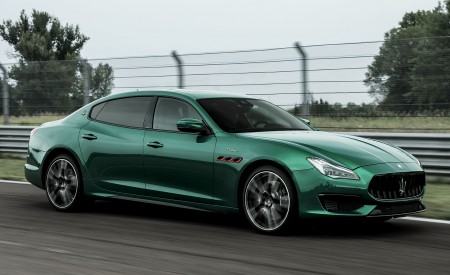 2021 Maserati Quattroporte Trofeo Front Three-Quarter Wallpapers 450x275 (3)