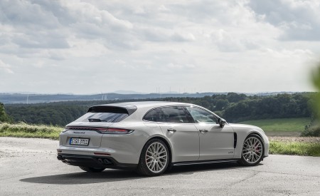 2021 Porsche Panamera GTS Sport Turismo (Color: Crayon) Rear Three-Quarter Wallpapers  450x275 (32)