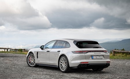 2021 Porsche Panamera GTS Sport Turismo (Color: Crayon) Rear Three-Quarter Wallpapers 450x275 (37)