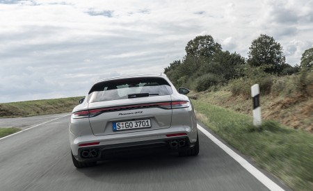 2021 Porsche Panamera GTS Sport Turismo (Color: Crayon) Rear Wallpapers 450x275 (23)