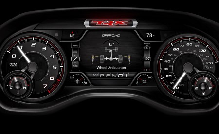 2021 Ram 1500 TRX Instrument Cluster Wallpapers 450x275 (78)