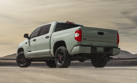 2021 Toyota Tundra TRD PRO Rear Three-Quarter Wallpapers 450x275 (2)