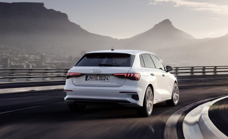 2021 Audi A3 Sportback 30 g-tron (Color: Glacier White) Rear Wallpapers 450x275 (3)