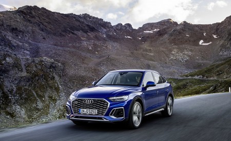 2021 Audi Q5 Sportback (Color: Ultra Blue) Front Wallpapers  450x275 (58)