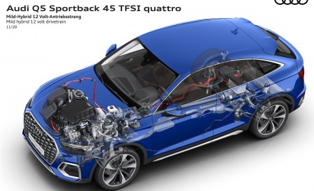 2021 Audi Q5 Sportback Mild hybrid 12 volt drivetrain Wallpapers  450x275 (106)