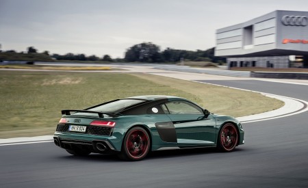2021 Audi R8 Green Hell (Color: Tioman Green) Rear Three-Quarter Wallpapers 450x275 (5)