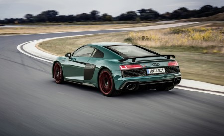 2021 Audi R8 Green Hell (Color: Tioman Green) Rear Three-Quarter Wallpapers 450x275 (6)