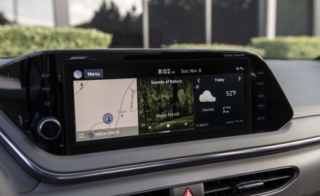 2021 Hyundai Sonata N Line (Color: Silver Pearl) Central Console Wallpapers 450x275 (46)