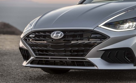 2021 Hyundai Sonata N Line (Color: Silver Pearl) Front Bumper Wallpapers 450x275 (7)