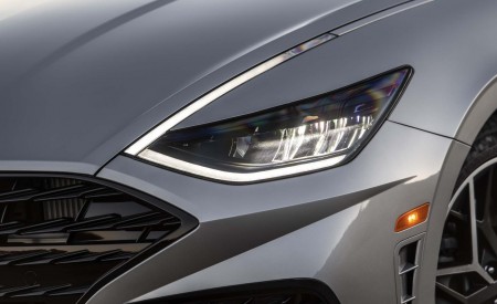 2021 Hyundai Sonata N Line (Color: Silver Pearl) Headlight Wallpapers 450x275 (9)