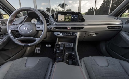 2021 Hyundai Sonata N Line (Color: Silver Pearl) Interior Cockpit Wallpapers 450x275 (38)