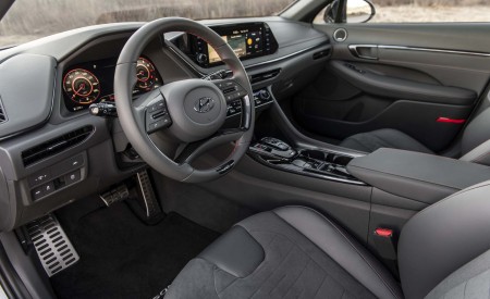 2021 Hyundai Sonata N Line (Color: Silver Pearl) Interior Wallpapers 450x275 (40)