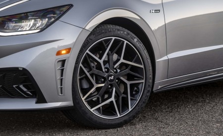 2021 Hyundai Sonata N Line (Color: Silver Pearl) Wheel Wallpapers 450x275 (8)