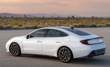 2021 Hyundai Sonata N Line Rear Three-Quarter Wallpapers 450x275 (59)