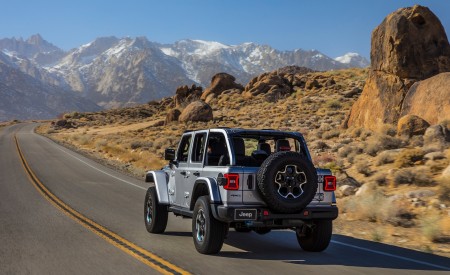 2021 Jeep Wrangler 4xe Plug-In Hybrid Rear Three-Quarter Wallpapers 450x275 (15)