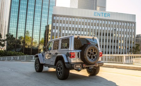 2021 Jeep Wrangler 4xe Plug-In Hybrid Rear Three-Quarter Wallpapers 450x275 (5)