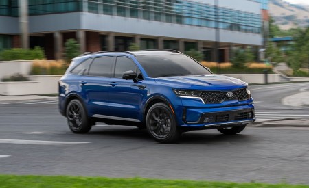 2021 Kia Sorento SX Front Three-Quarter Wallpapers 450x275 (3)