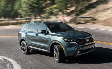 2021 Kia Sorento X-Line Front Three-Quarter Wallpapers 450x275 (3)