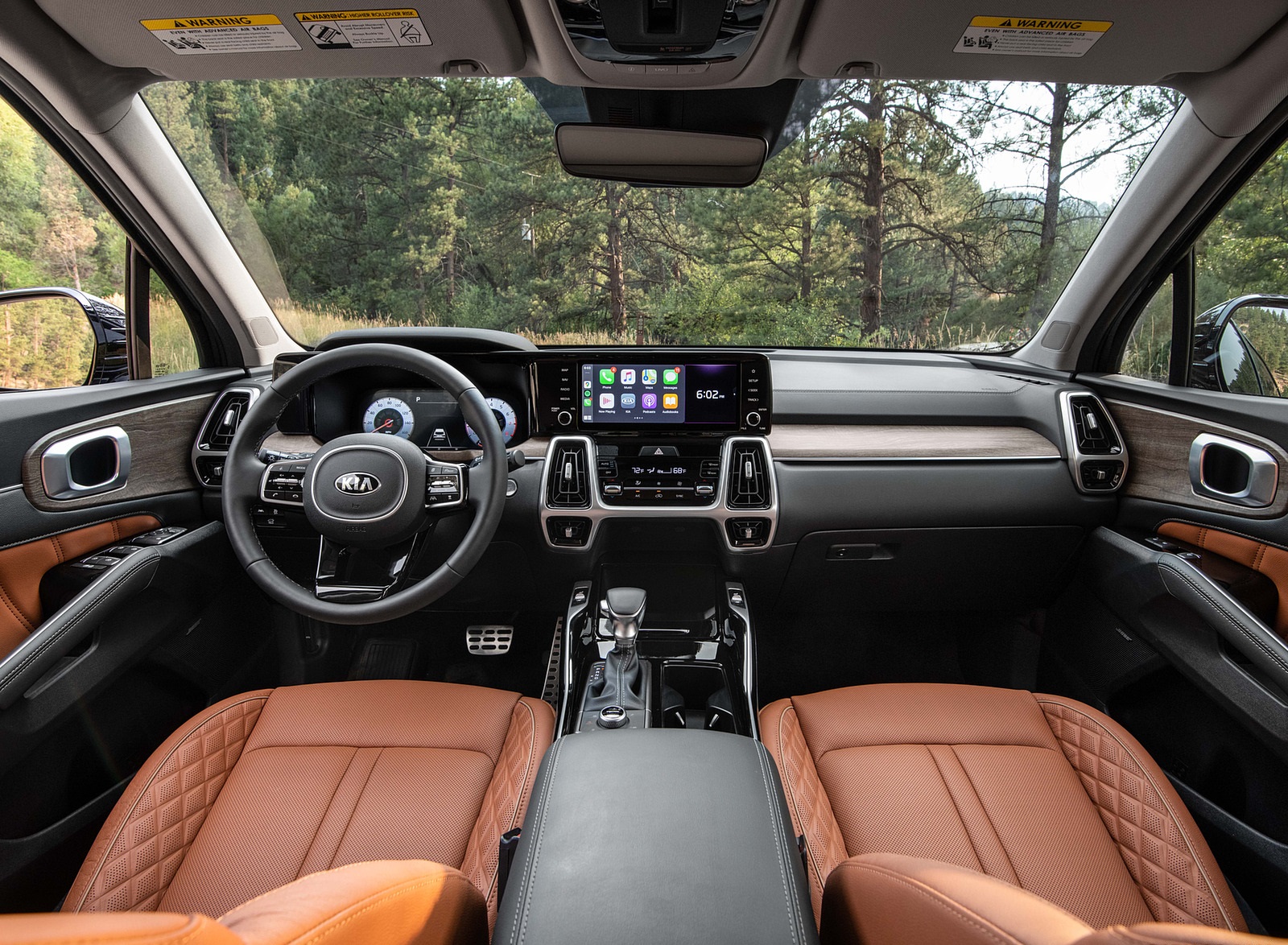 2021 Kia Sorento X-Line Interior Cockpit Wallpapers (14)