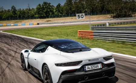 2021 Maserati MC20 (Color: Bianco Audace) Rear Three-Quarter Wallpapers 450x275 (65)